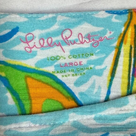 Lilly Pulitzer Camie Dress You Gotta Regatta Size Large, Style 32470, EUC!!! - Picture 7 of 10